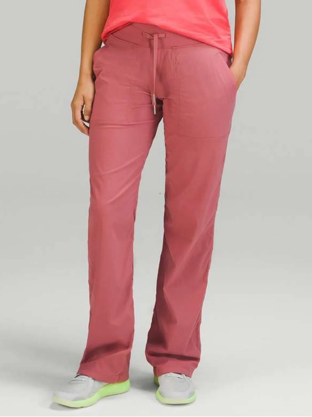Lululemon Dance Studio Mid-Rise Full Length Pant in Brier Rose Size 12